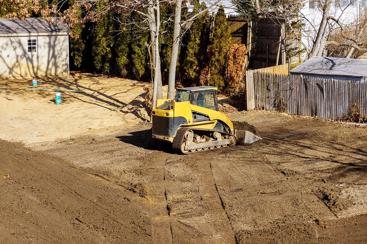 Yard Regrading & Channel Drain