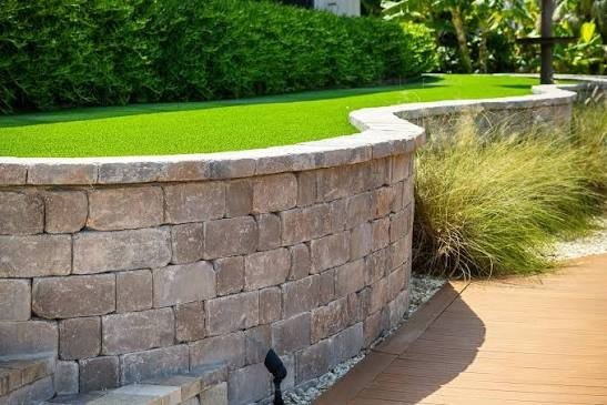 Stone Seating Wall